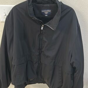 Men’s XXL black Dockers Jacket, fleece lined
